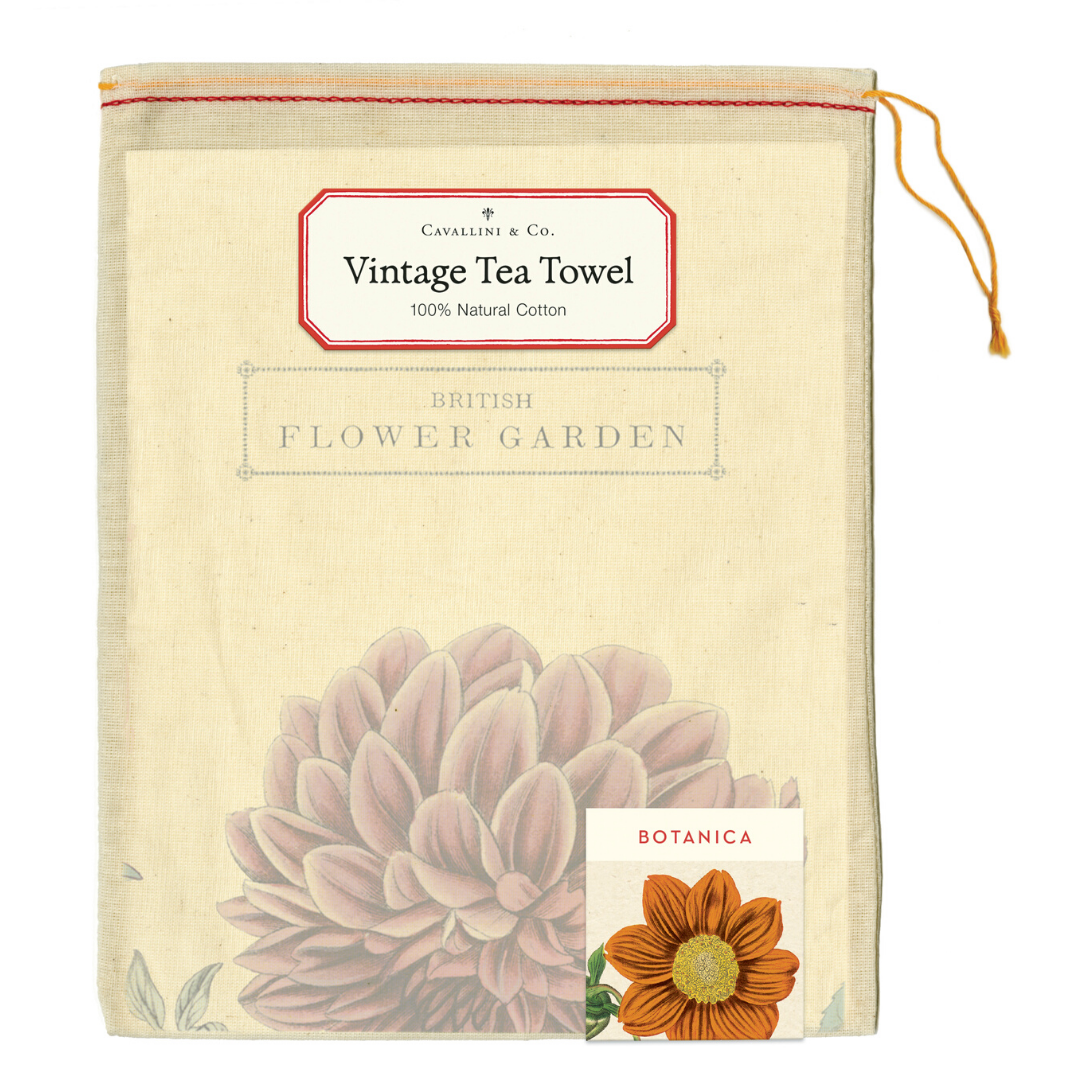 Cavallini & Co. Tea Towel - Botanica