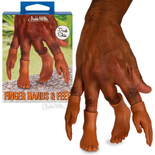 FINGER PUPPET-HAND/FEET COMBO-DARK