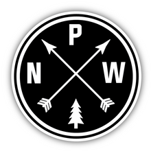 Load image into Gallery viewer, PNW Arrows Sticker - Large
