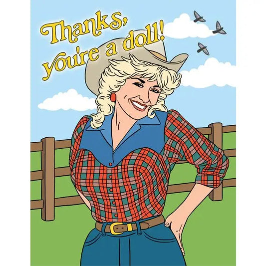 Thanks, You're A Doll! Card