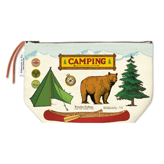 Cavallini & Co. Vintage Pouch - Camping