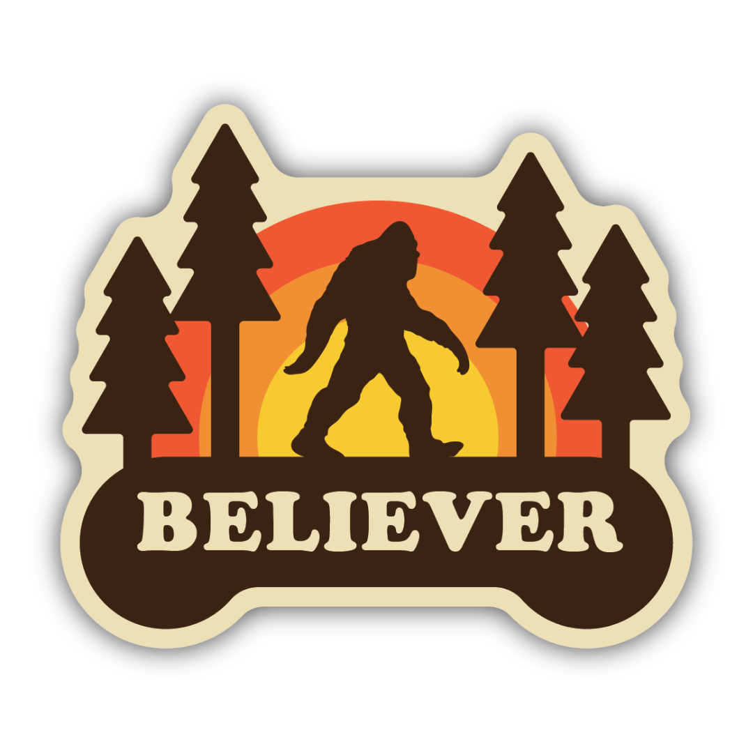 Sasquatch Believer Sticker