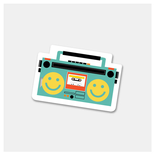 Boom Box Sticker