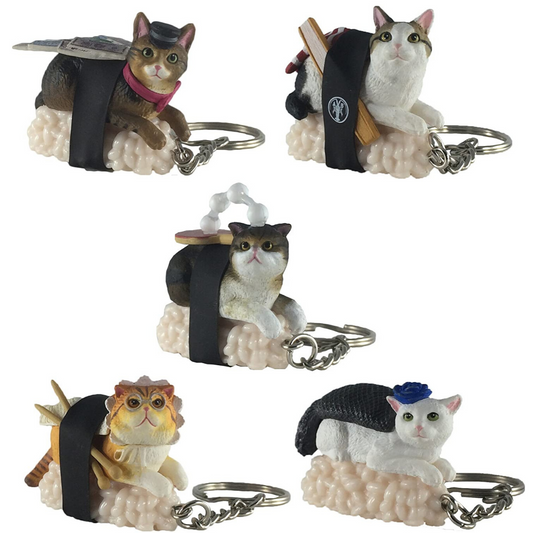 Blind Box Cat Keychain Sushi Cat Volume #2