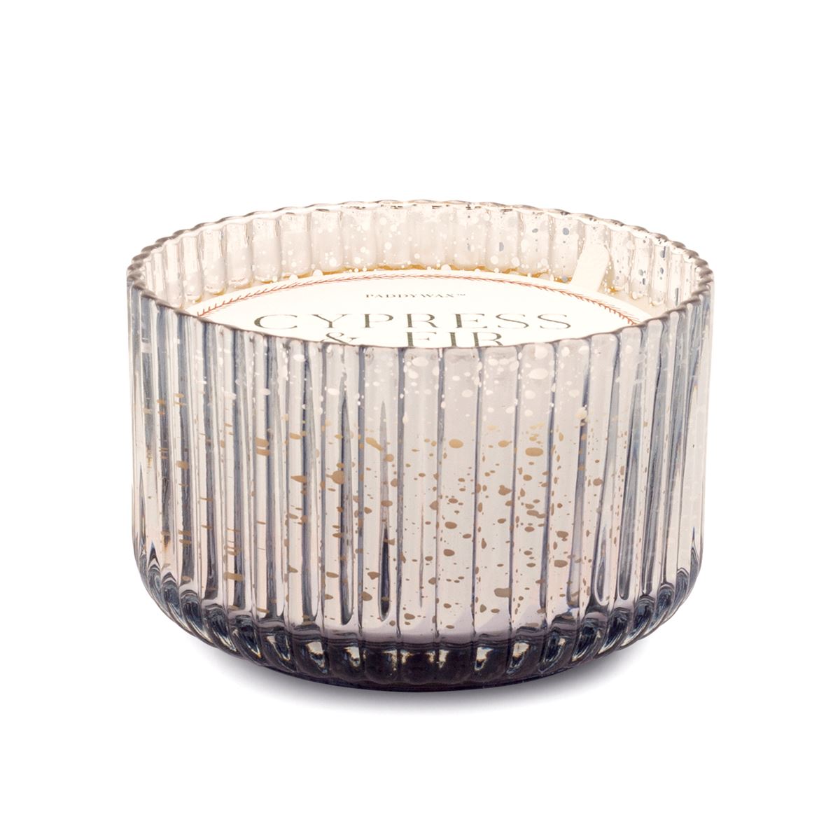 Cypress & Fir - Silver Mercury Glass 15oz Candle