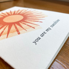 Load image into Gallery viewer, You Are My Sunshine Notecard
