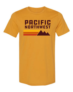 PNW Retro T-Shirt - Yellow