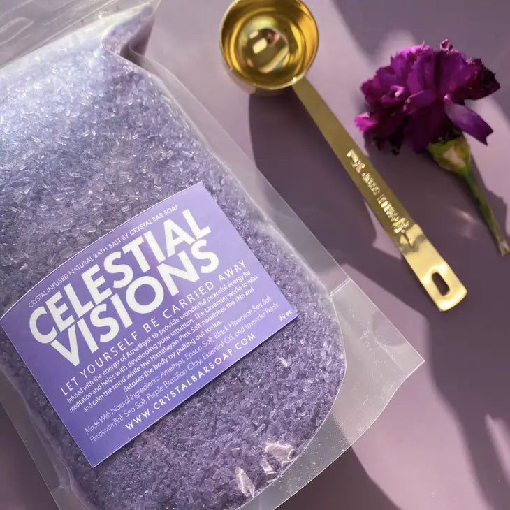 Celestial Vision - 30oz Crystal Infused Bath Salt