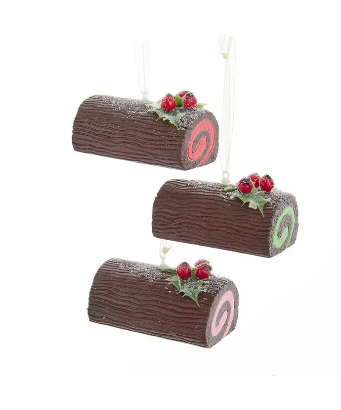 Yule Log Ornament