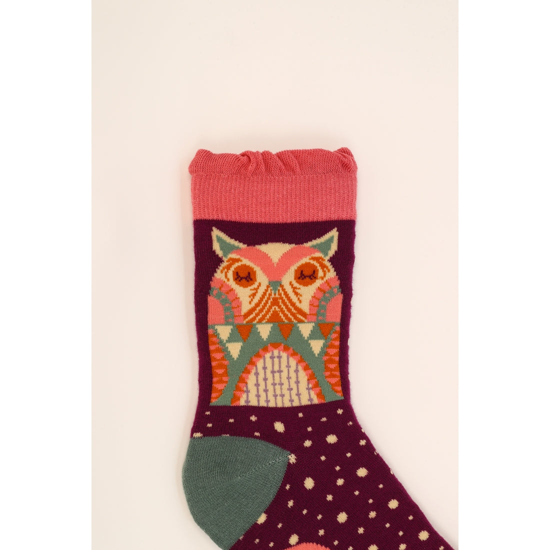 Owl By Moonlight Ankle Socks - Grape
