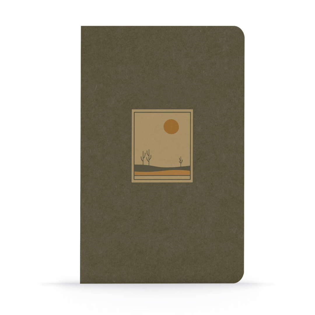 Kraft Layflat Notebook - Desert Window