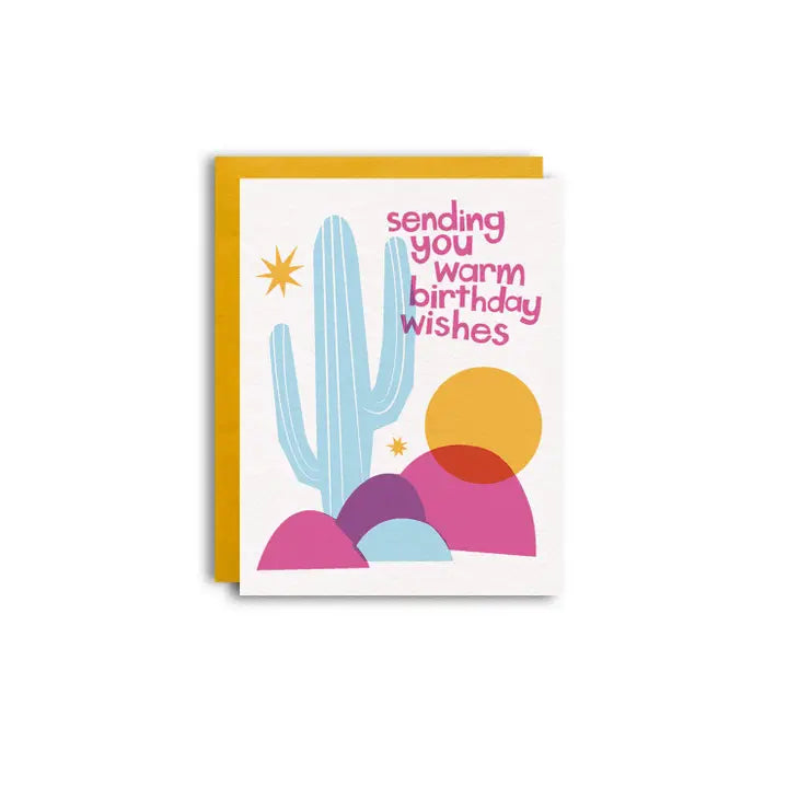 Warm Wishes Birthday Card