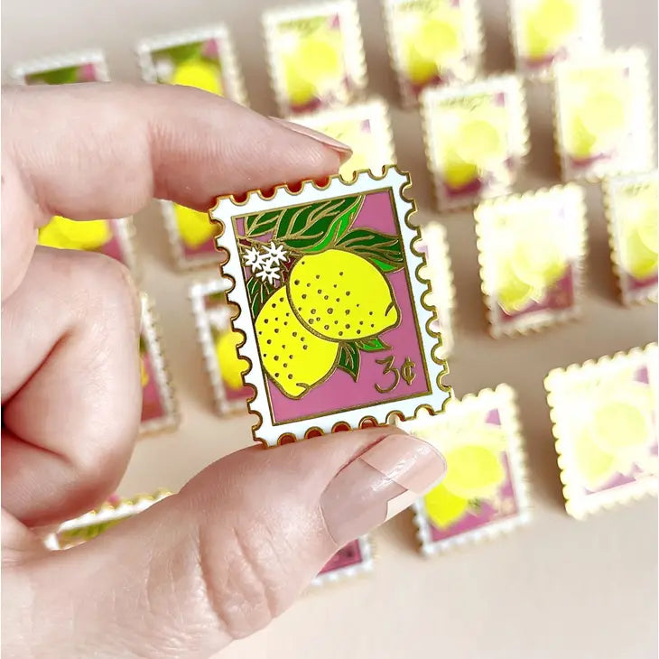 Cheery Lemons Enamel Pin