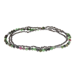 Delicate Stone Ruby Zoisite - Stone of Connection