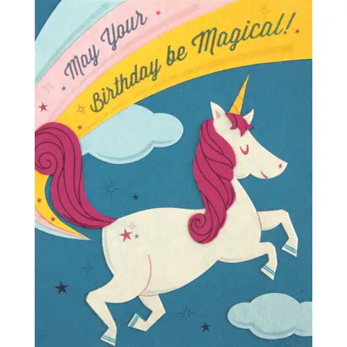 Unicorn Birthday Card - GP
