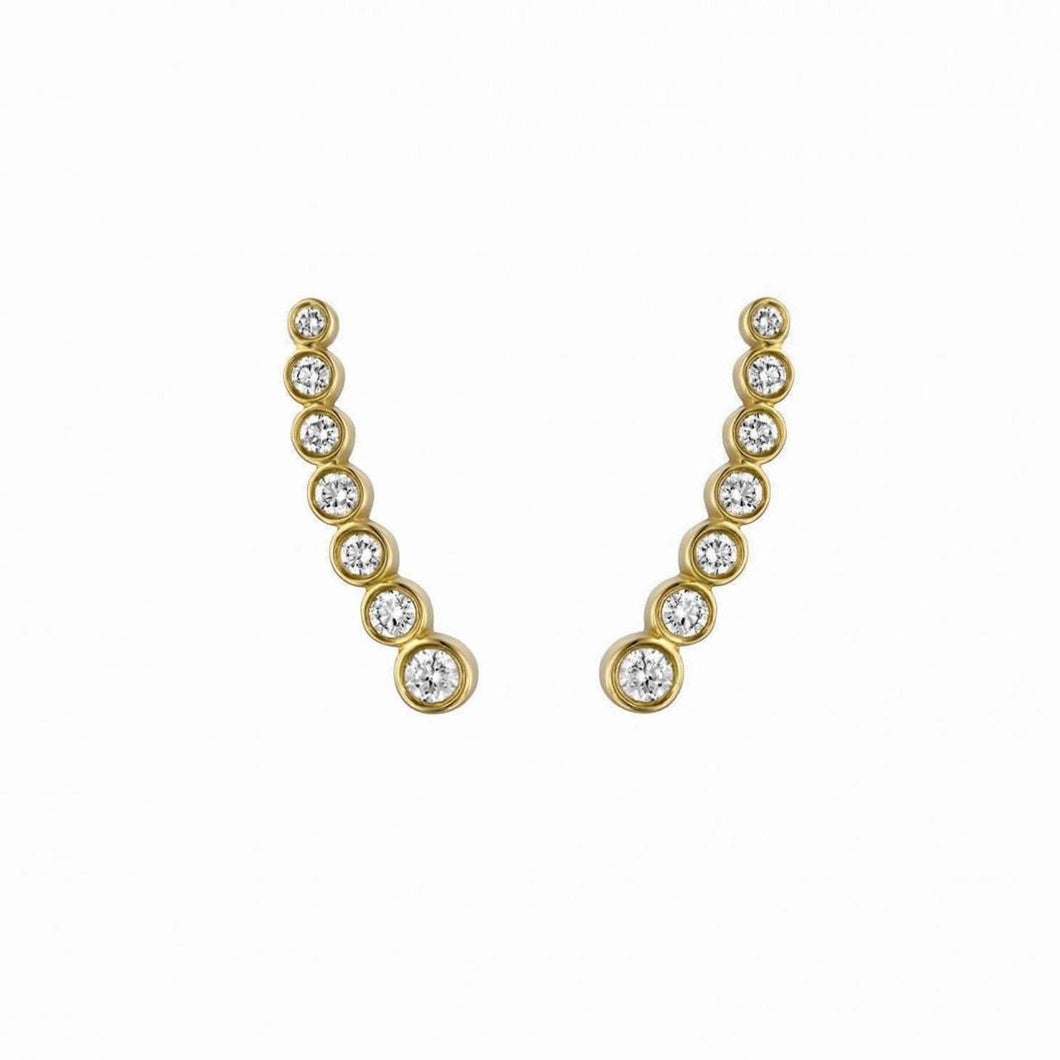 Sparkly Bezel Ear Crawlers GF