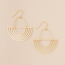 Load image into Gallery viewer, Refined Earring Collection - Solar Rays/Gold Vermeil
