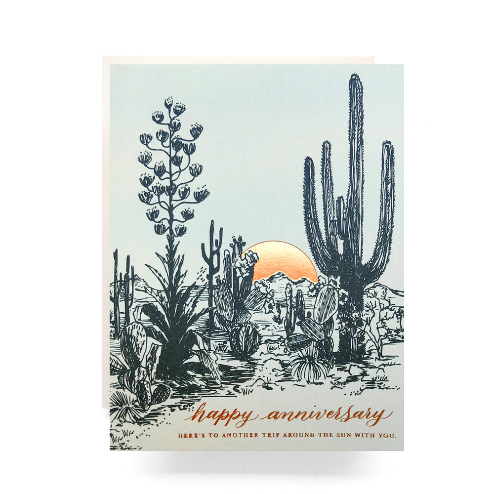 Cactus Sunset Anniversary