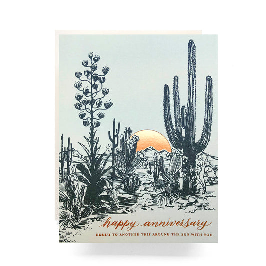 Cactus Sunset Anniversary