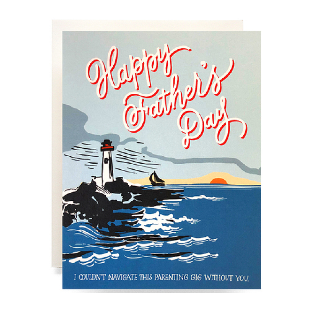 Lighthouse Father's Day Greeting Card