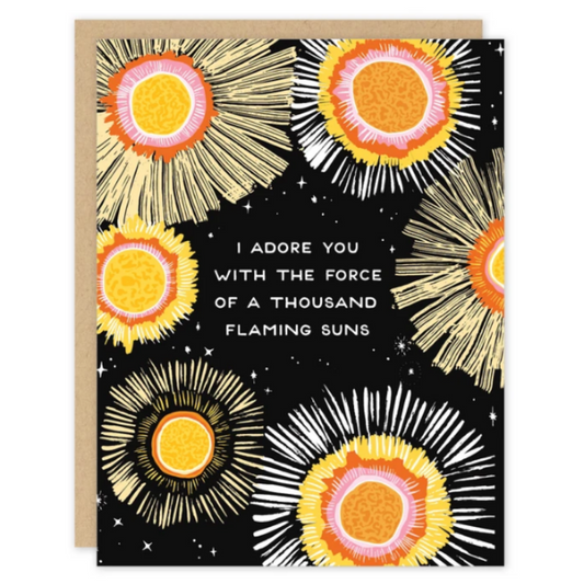 Flaming Suns Card