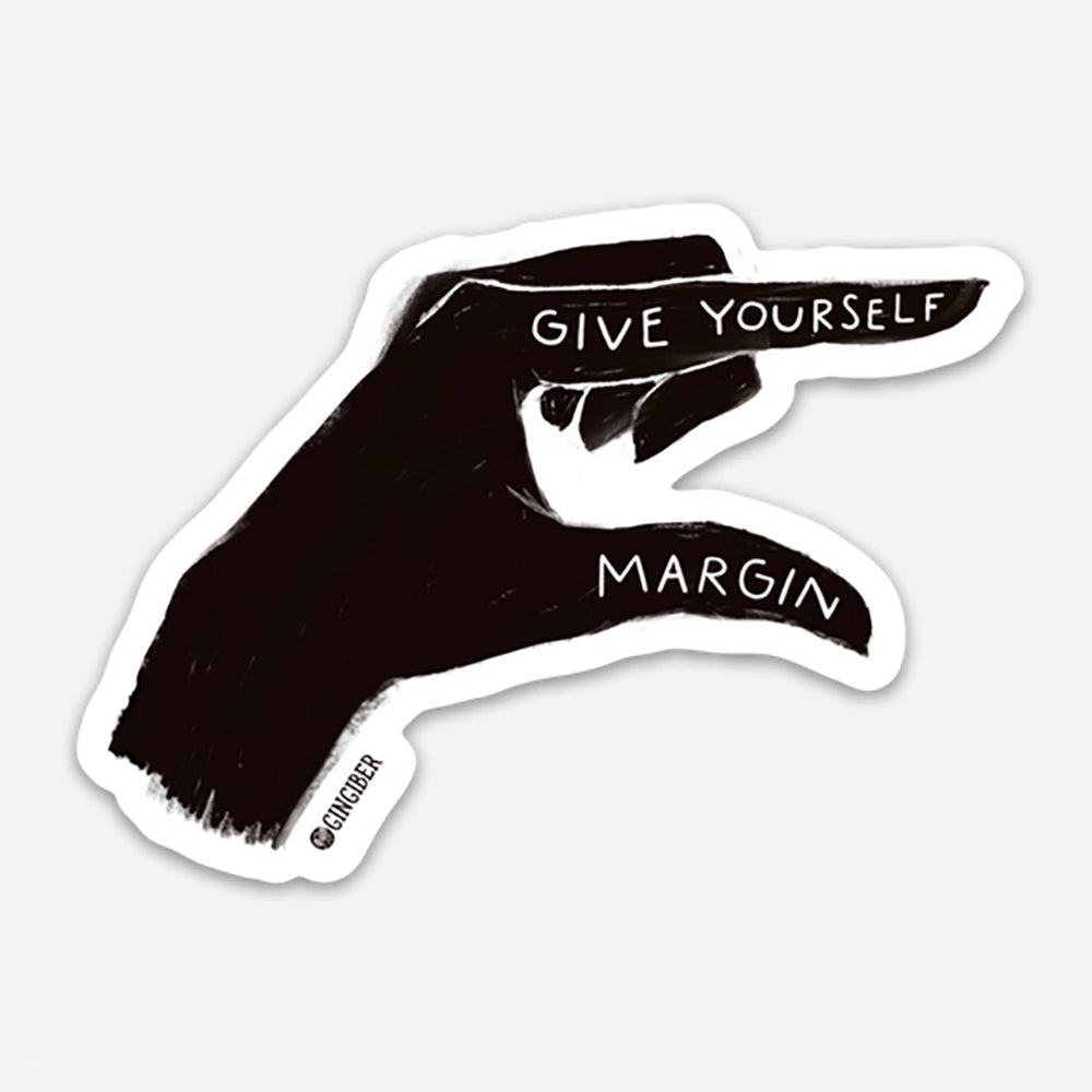 Give Yourself Margin Sticker