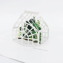 Load image into Gallery viewer, Green House Pop-up Card
