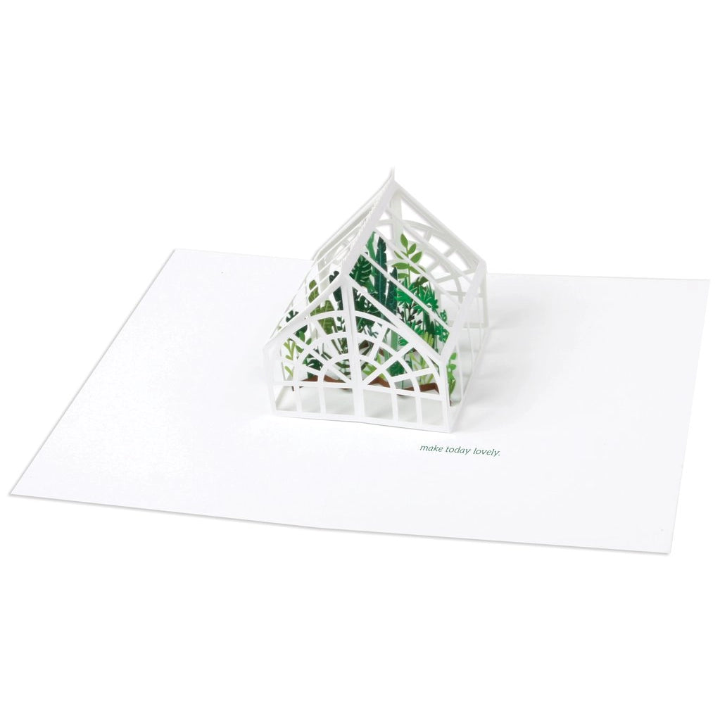 Green House Pop-up Card