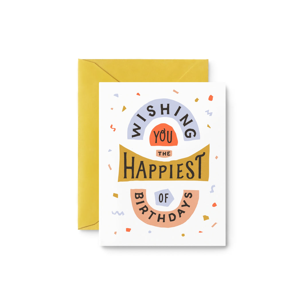 Happiest of Birthdays Card