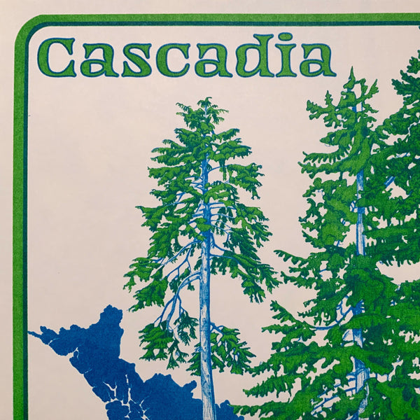 Cascadia Riso Print