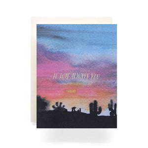 Sunset, Always You Greeting Card