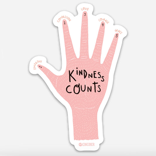 Kindness Counts Sticker