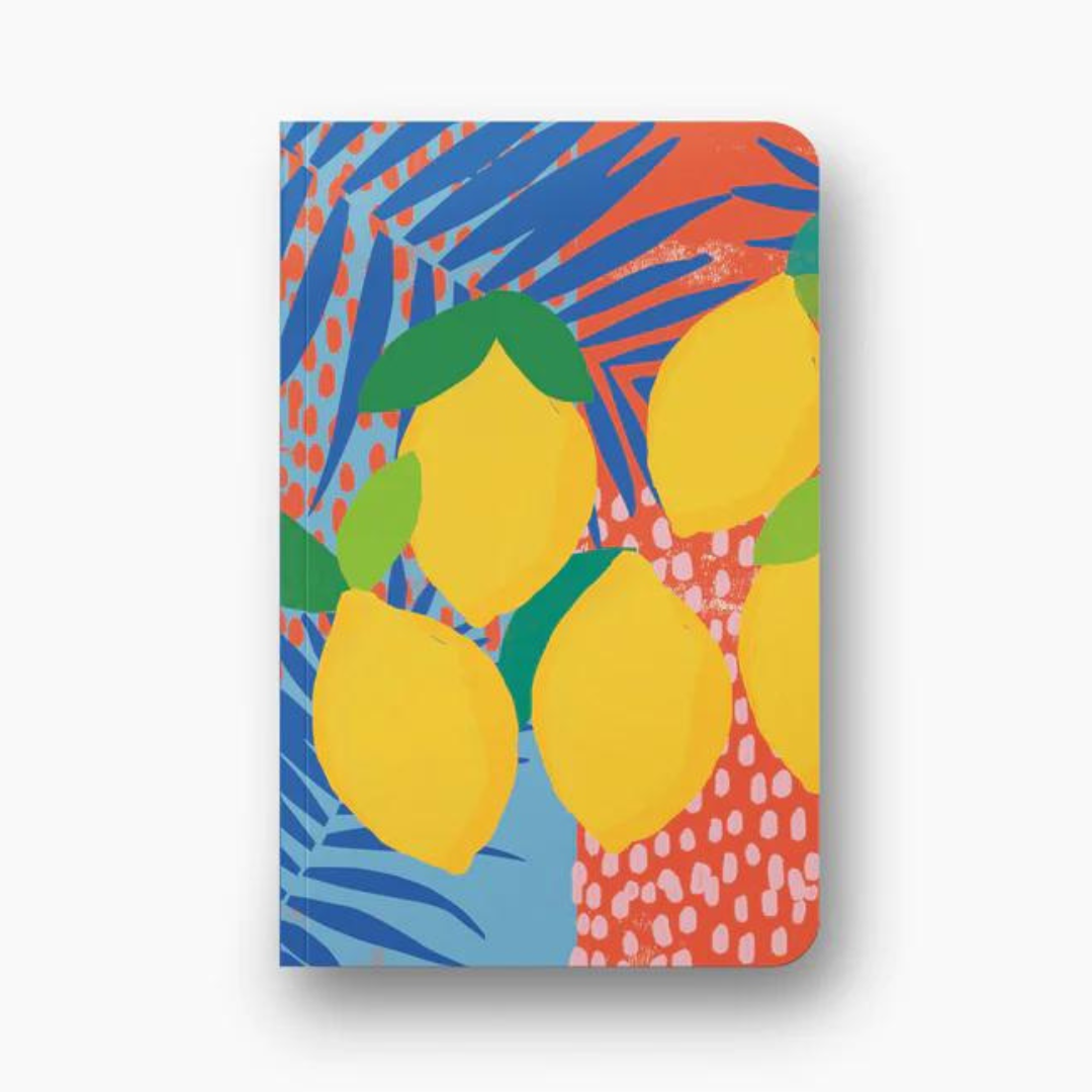 Classic Layflat Notebook - Lemon Twist
