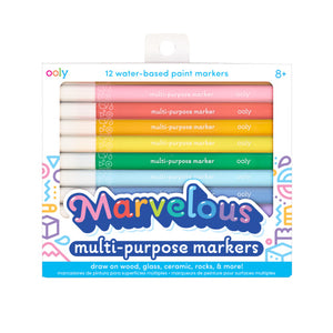 Marvelous Multipurpose Paint Markers - Set of 12