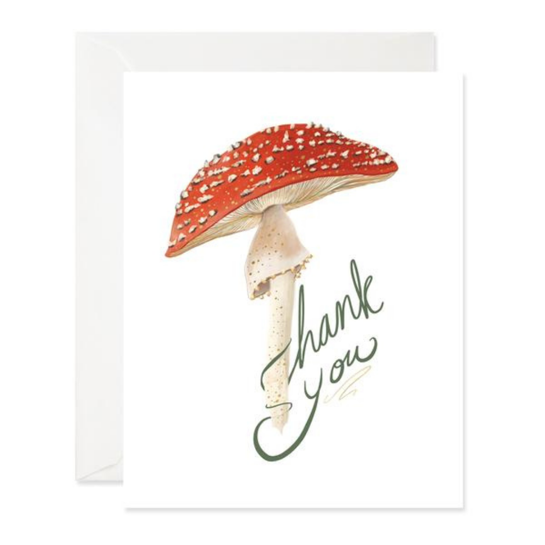 Mushroom Thank You Card