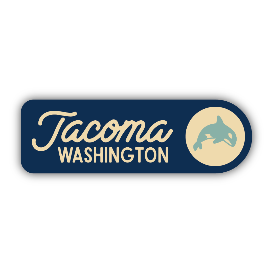 Navy Tacoma, Washington Orca Sticker