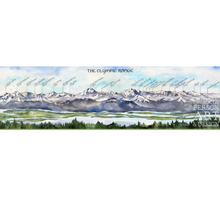 Load image into Gallery viewer, Panoramic Olympic Range Print
