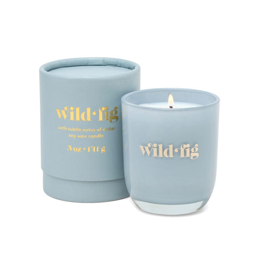 Petite Candle Mini - Sky Blue / Wild Fig