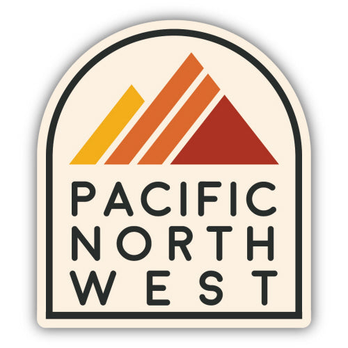 PNW Mountain Crest Sticker