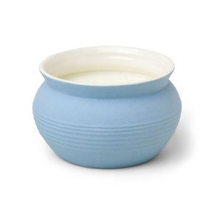 Santorini 13 oz Textured Light Blue Ceramic - Rosemary Sea Salt