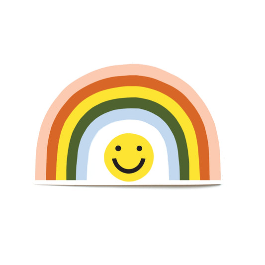 Smile Rainbow Die Cut Sticker