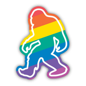 Pride Sasquatch Sticker