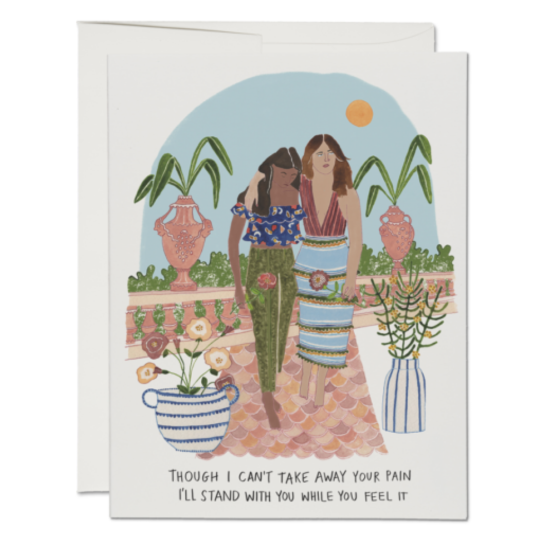 Stand with You Sympathy Card