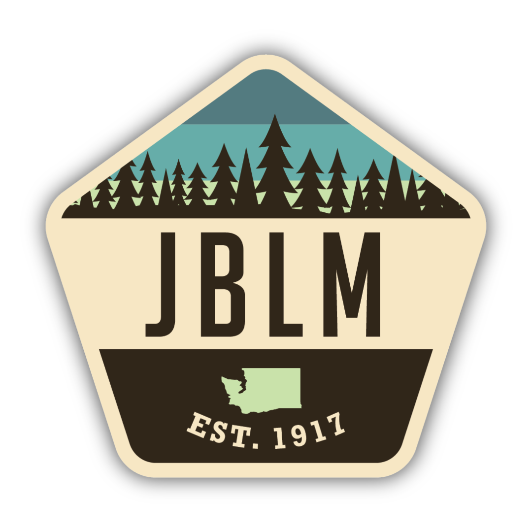 JBLM/EST.1917/0588 Trees/Large Printed Sticker