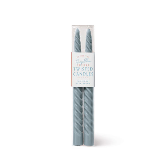 Twisted Tapers - Grey Blue