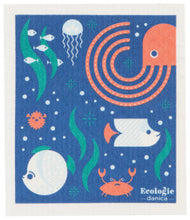 Load image into Gallery viewer, Swedish Dish Cloth - Under the Sea
