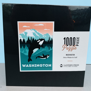 Washington Orca Whale & Calf - 1000 Piece Puzzle