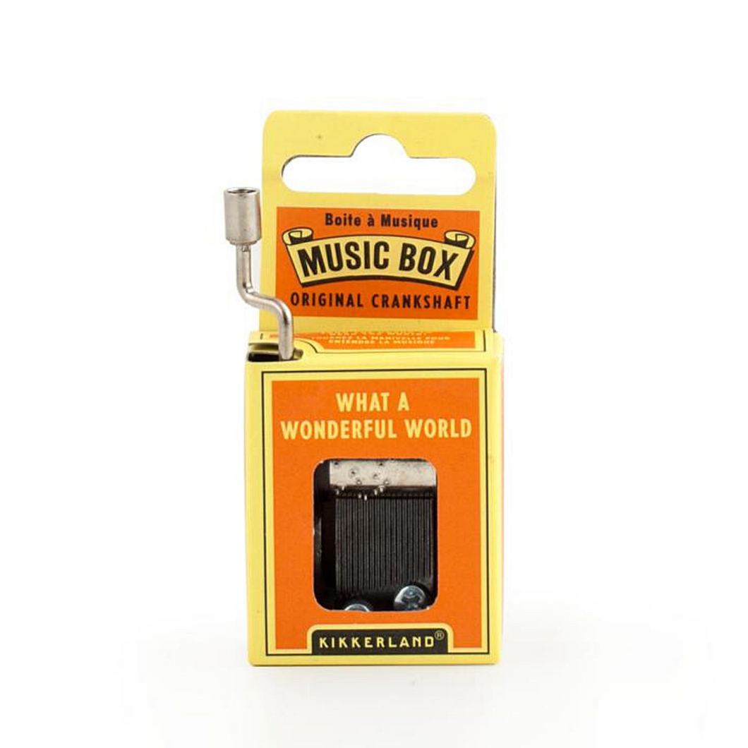 What A Wonderful World - Crank Handle Music Box