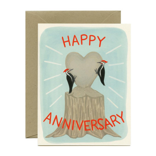 Woodpeckers Anniversary Card