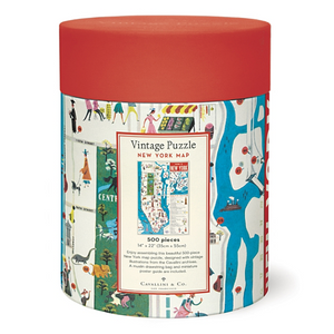Cavallini & Co. 500 Piece Puzzle - NYC Map
